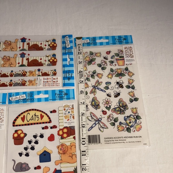 E-Z rub on transfers acid free smooth fun fast art project - Picture 12 of 16